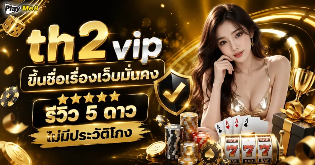 th2 vip เว็บตรงมั่นคง ปลาดภัย การันตีรีวิว 5 ดาว ไม่มีประวัติโกง